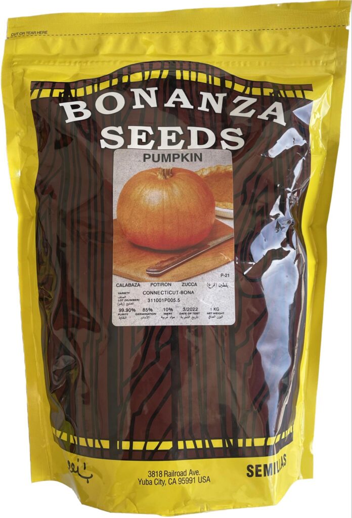 Bonanza Seeds Pumpkin