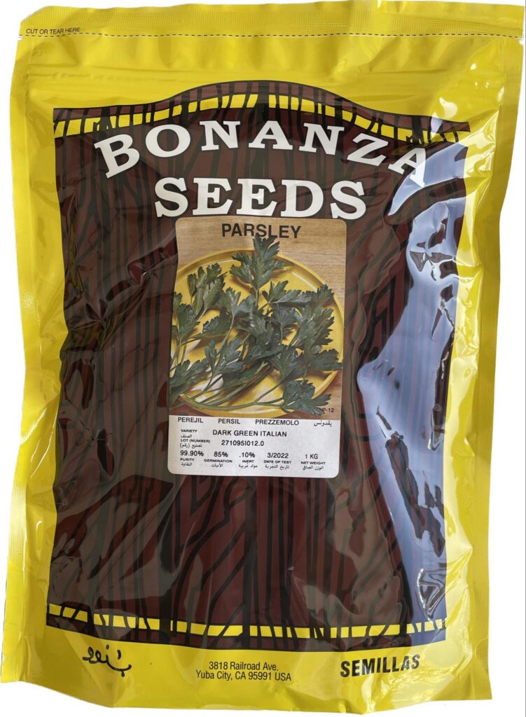 Bonanza Seeds Parsley