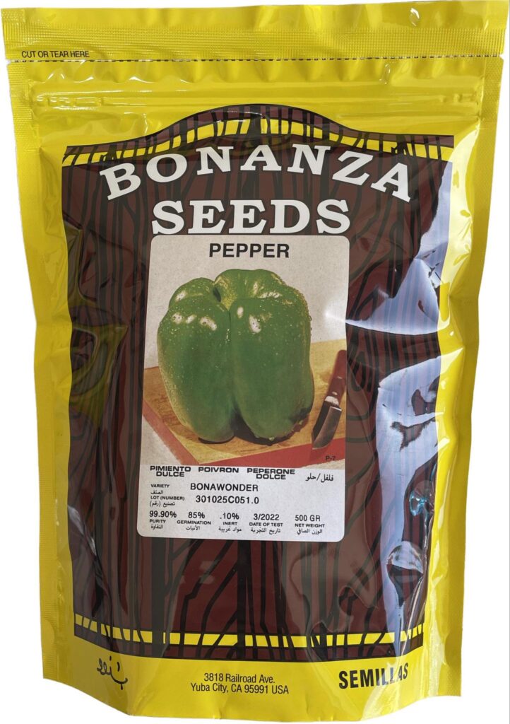 Bonanza Seeds Pepper