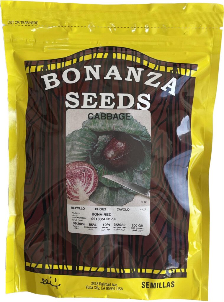 Bonanza Seeds Cabbage