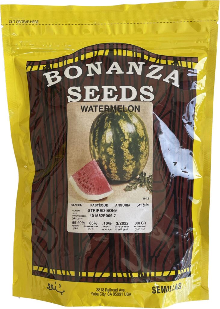 Bonanza Seeds Watermelon